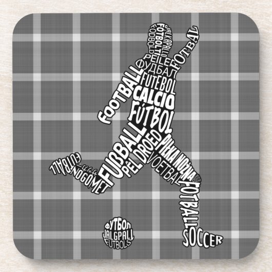 サッカーのサッカー言語コースター コースター (正面)