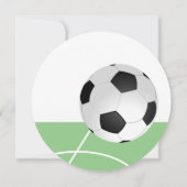 サッカーのサッカー選手をコーチする サンキューカード (裏面)