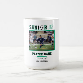 サッカーのシニア・ナイト記念フォト コーヒーマグカップ