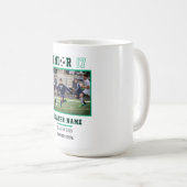 サッカーのシニア・ナイト記念フォト コーヒーマグカップ (正面右)