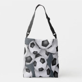 サッカーのシーズンパーソナライズされたのコーチの贈り物 クロスボディバッグ (裏面)