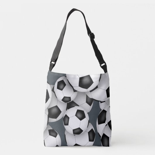 サッカーのシーズンパーソナライズされたのコーチの贈り物 クロスボディバッグ (裏面)
