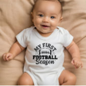 サッカーのシーズン男女兼用初の子供 ベビーボディスーツ