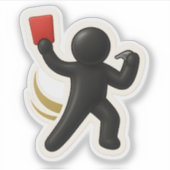 サッカーのシール シール (正面)