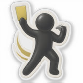 サッカーのシール シール (正面)