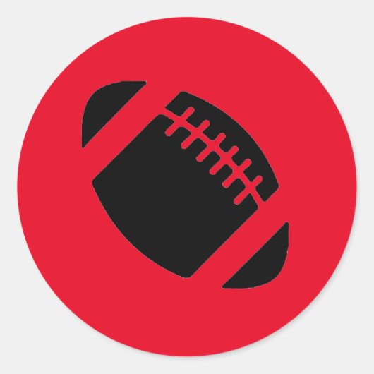 サッカーのシール。 ラウンドシール (正面)