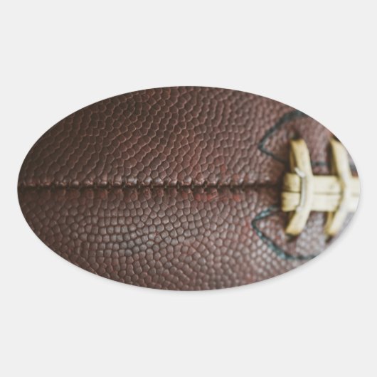 サッカーのシール 楕円形シール (正面)