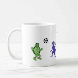 サッカーのスターのマグ コーヒーマグカップ