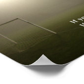 サッカーのスターやる気を起こさせるポスター ポスター (角)