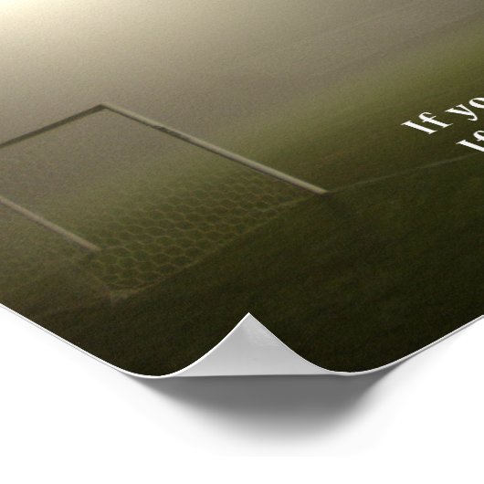 サッカーのスターやる気を起こさせるポスター ポスター (角)