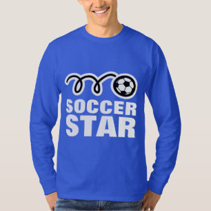 サッカーのスター選手のユニフォーム Tシャツ