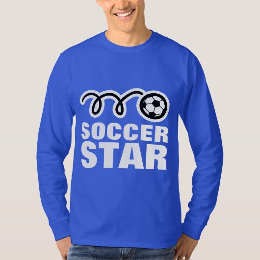 サッカーのスター選手のユニフォーム Tシャツ (正面)