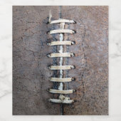 サッカーのストリング（垂直） ワインラベル (シングルラベル)