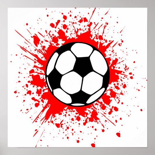 サッカーのスプラッツ ポスター (正面)