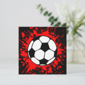 サッカーのスプラッツ 招待状 (スタンド正面)