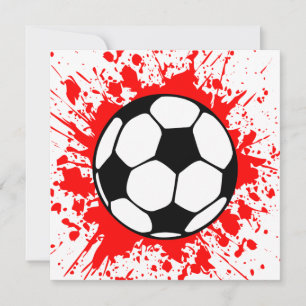 サッカーのスプラッツ 招待状