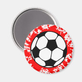サッカーのスプラット。 マグネット (正面/裏面)
