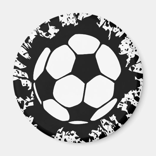 サッカーのスプラット。 マグネット (正面)