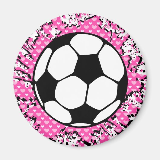 サッカーのスプラット。 マグネット (正面)