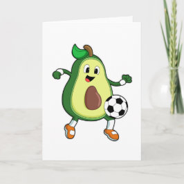 サッカーのスポーツでのアボカド カード