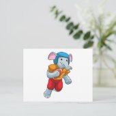 サッカーのスポーツの象 ポストカード (スタンド正面)