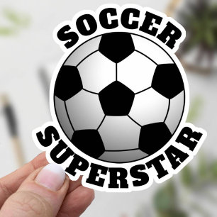 サッカーのスーパースタースポーツ シール
