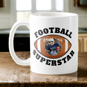 サッカーのスーパースター写真 コーヒーマグカップ