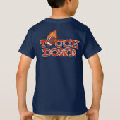 サッカーのタッチダウン Tシャツ (裏面)