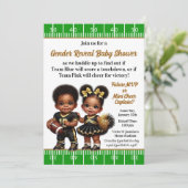 サッカーのチアリーダー性別の公開パーティー 招待状 (スタンド正面)