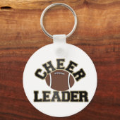 サッカーのチアリーダー キーホルダー (正面)