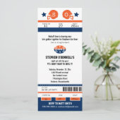 サッカーのチケットを賭けて独身最後の夜を楽しもう！ 招待状 (スタンド正面)