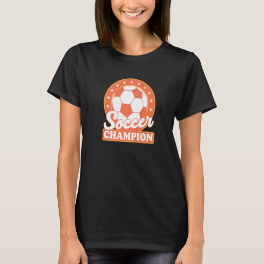 サッカーのチャンピオン Tシャツ (正面)