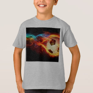 サッカーのティー Tシャツ
