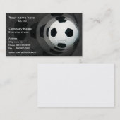 サッカーのテンプレートの名刺 名刺 (正面/裏面)