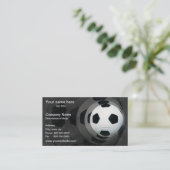 サッカーのテンプレートの名刺 名刺 (スタンド正面)