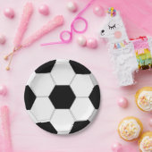 サッカーのテーマの子ども向けサッカーボール大会 ペーパープレート (パーティー)