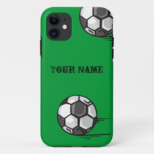 サッカーのテーマのiPhone 5の場合 Case-Mate iPhoneケース (裏面)