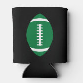 サッカーのテールゲートグリーンサッカーチームスポーツファン 缶クーラー (裏面)