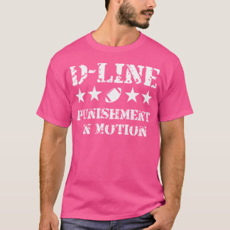 サッカーのディフェンシブリンでのDラインの罰 Tシャツ