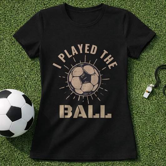 サッカーのディフェンダー「ボールに触ったわ」名言 Tシャツ