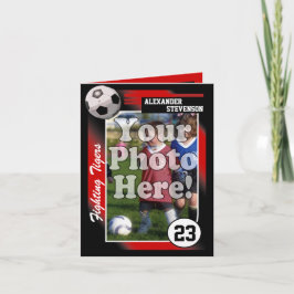 サッカーのトレーディングカスタムカード、の色とサイズ カード