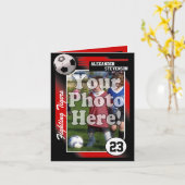 サッカーのトレーディングカスタムカード、の色とサイズ カード (黄色い花)