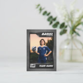 サッカーのトレーディングカード、グラファイトスポーツカード コーリングカード (スタンド正面)