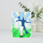 サッカーのトロフィー ポストカード (スタンド正面)