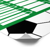 サッカーのトーナメントブラケット – 64チーム ポスター (角)
