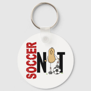 サッカーのナット1 キーホルダー
