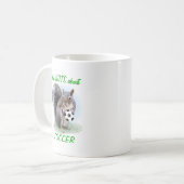 サッカーのナット コーヒーマグカップ (正面左)