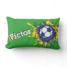 サッカーのネットのスプラット男の子名