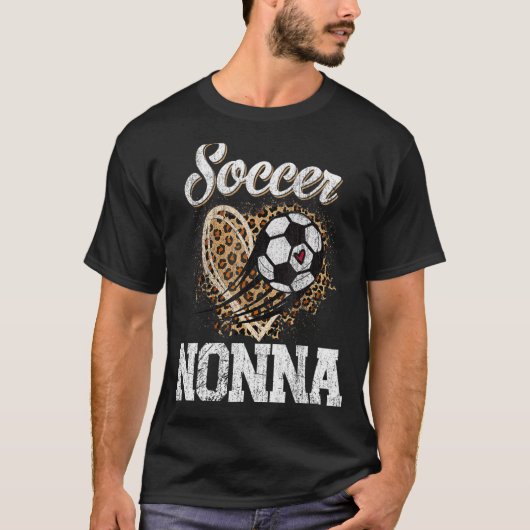 サッカーのノンナヒョウ球母の日 Tシャツ (正面)