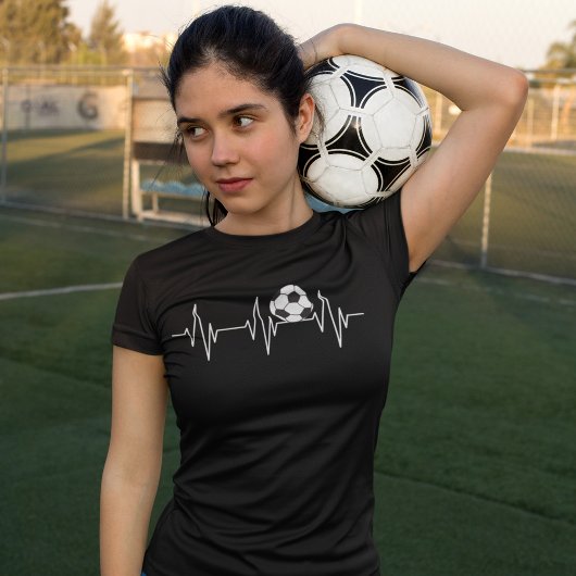 サッカーのハートビートボールサッカー選手ギフト Tシャツ